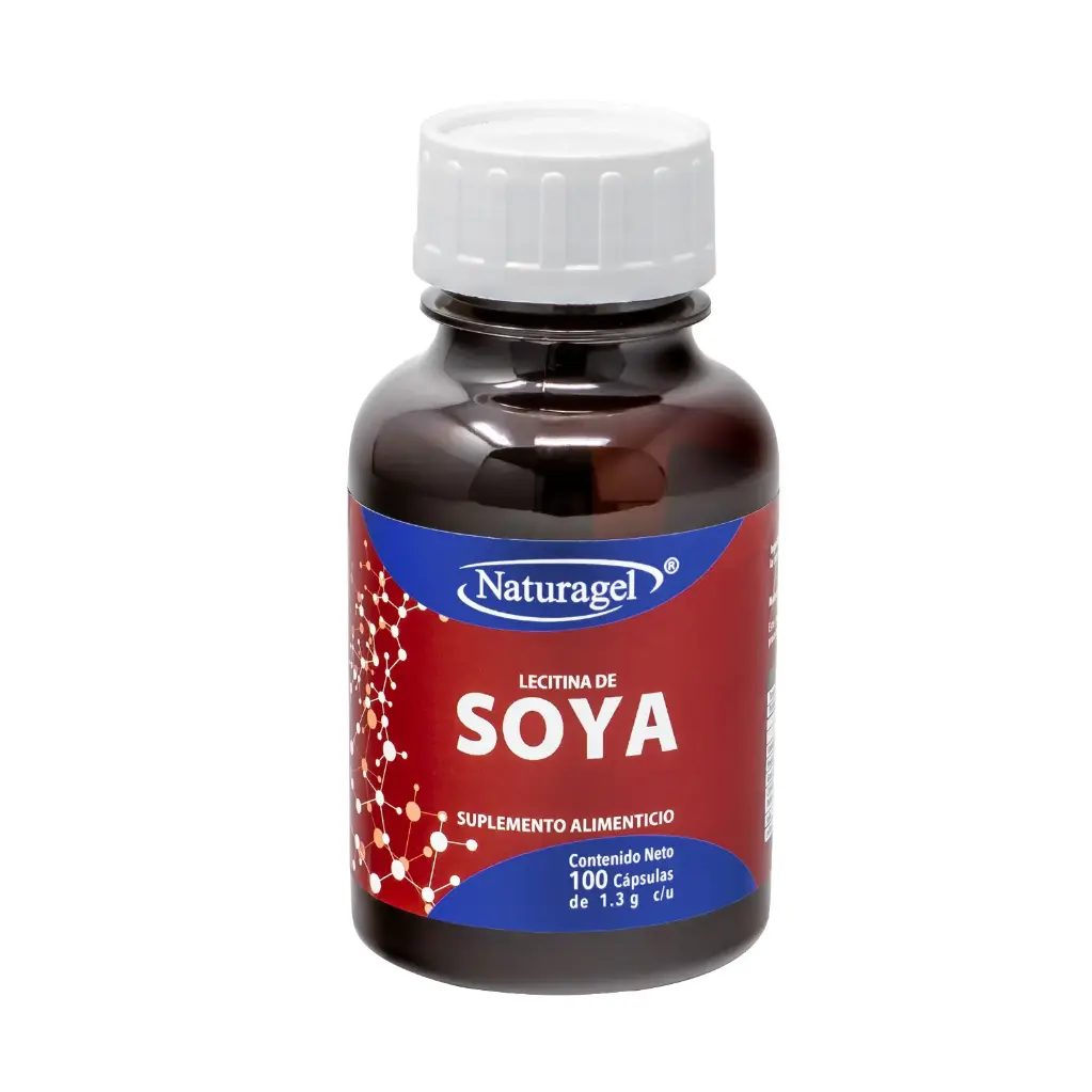 LECITINA DE SOYA 1.3G C/100 CAPS (IVA)(NATURAGEL)