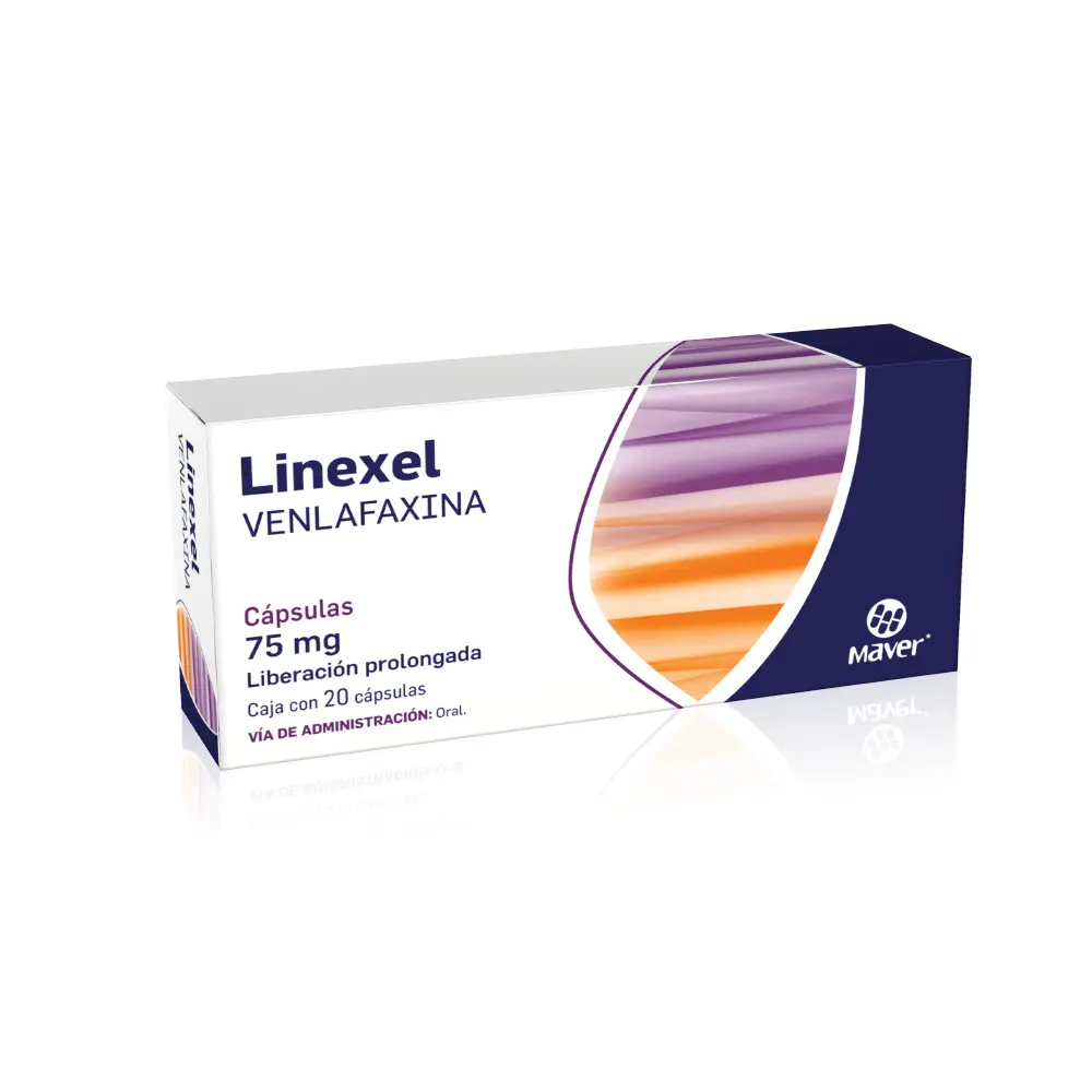 LINEXEL 75 MG C/20 CAP LP (VENLAFAXINA)(MAVER)