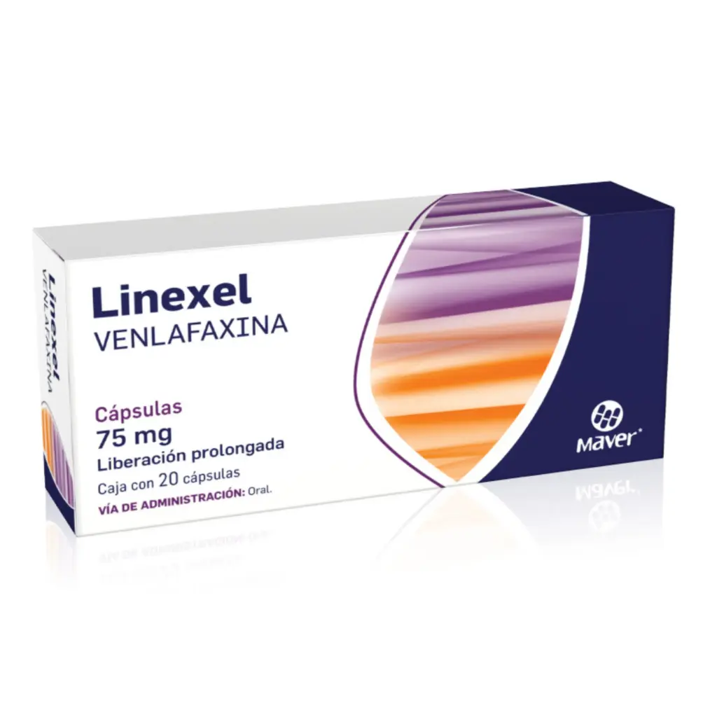 LINEXEL 75MG C/20 CAP LP (VENLAFAXINA)(MAVER)