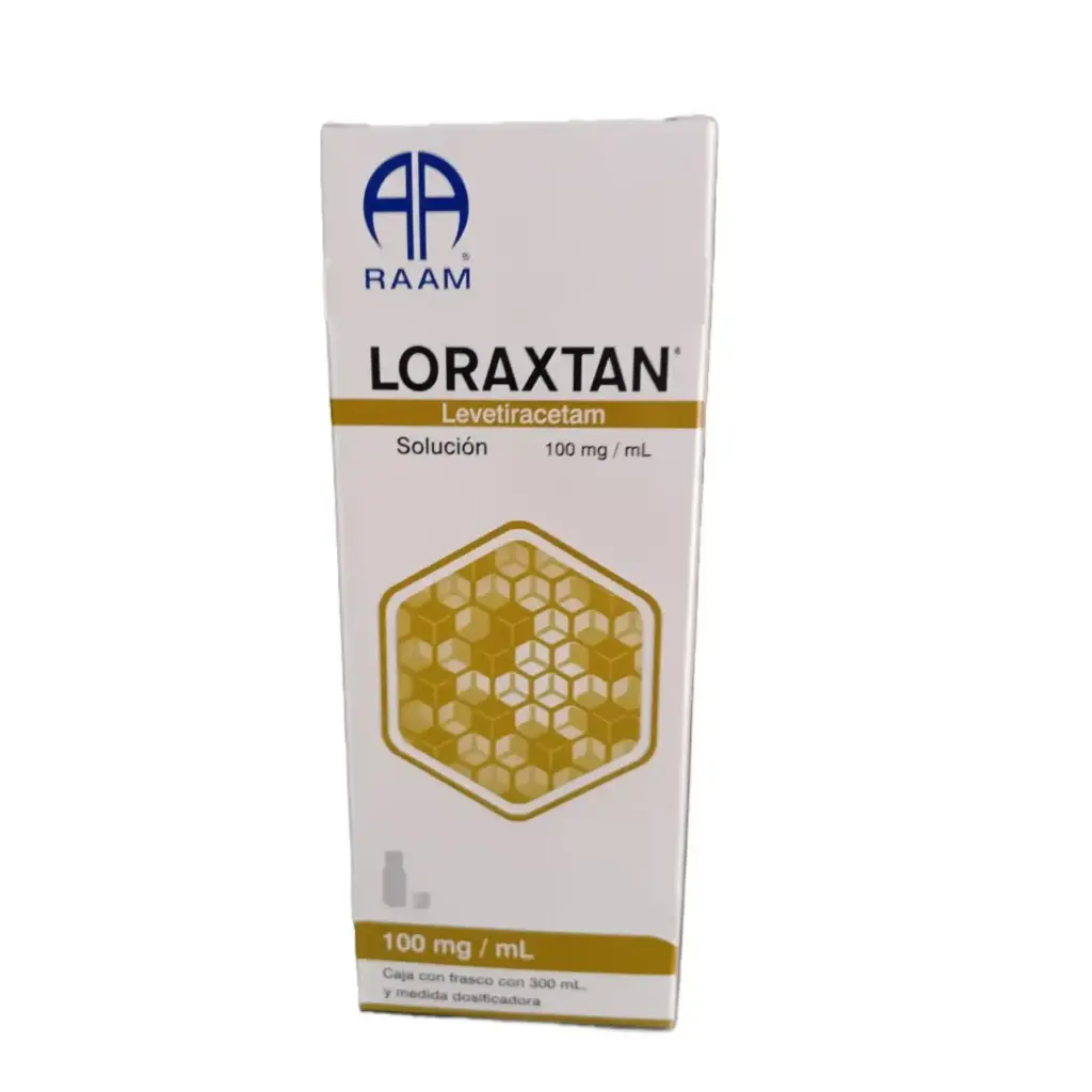 LORAXTAN SOL 100MG/ML FCO 300ML (LEVETIRACETAM)(RAAM)