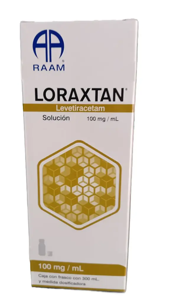 LORAXTAN SOL 100MG/ML FCO 300ML (LEVETIRACETAM)(RAAM)
