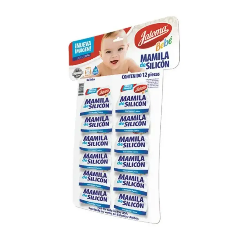 MAMILA SILICON CARTERA C/12 PZ (IVA)(JALOMA)