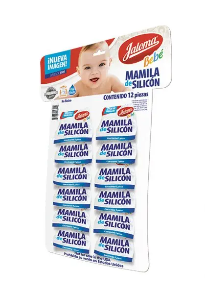 MAMILA SILICON CARTERA C/12 PZ (IVA)(JALOMA)