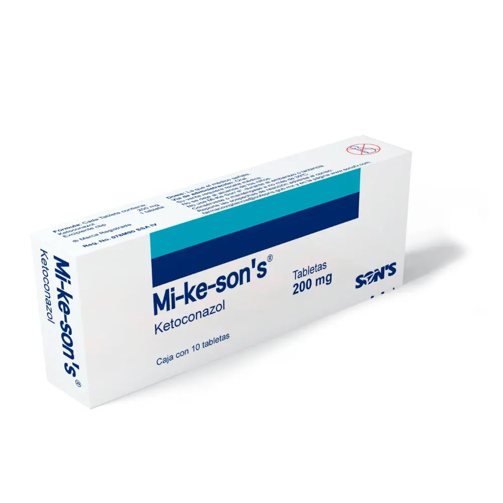 MIKE SON'S TABLETAS 200 C/10 KETOCONAZOL (SON'S)