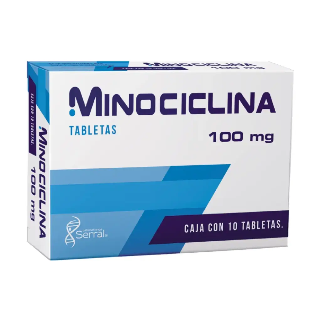 MINOCICLINA 100MG C/10 TAB (SERRAL)