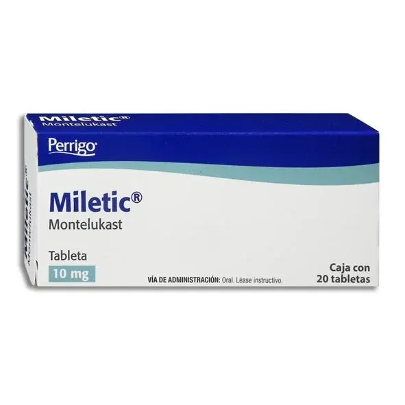 MONTELUKAST 10 MG C/20 TABS (PERRIGO-QUIFA)