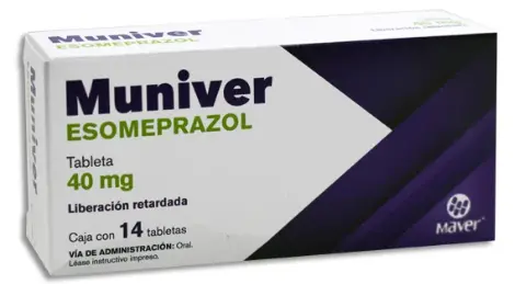 MUNIVER 40 MG C/14 TAB (ESOMEPRAZOL)(MAVER)