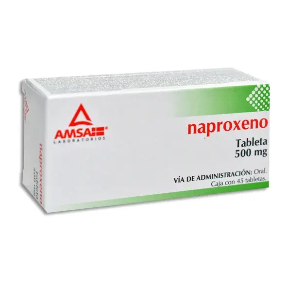 NAPROXENO 500 MG C/45 TABS (AMSA)