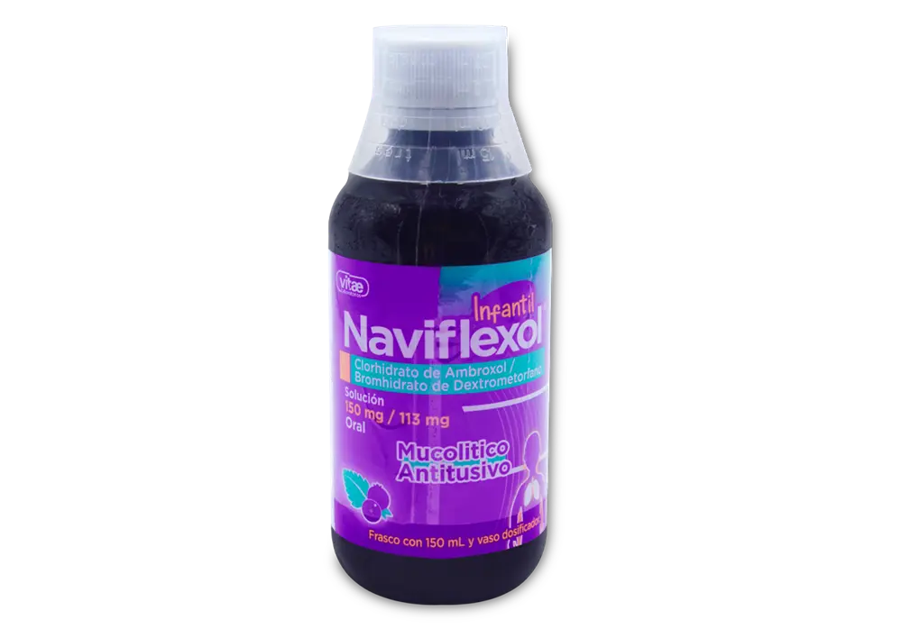 NAVIFLEXOL INFANTIL C/150ML SOL (AMBROXOL/DEXTROMETORFANO)(VITAE)