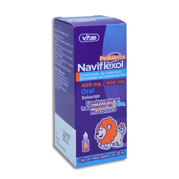 NAVIFLEXOL PEDIATRICO GOTAS C/30 ML (AMBROXOL/DEXTROMETORFANO)(VITAE)
