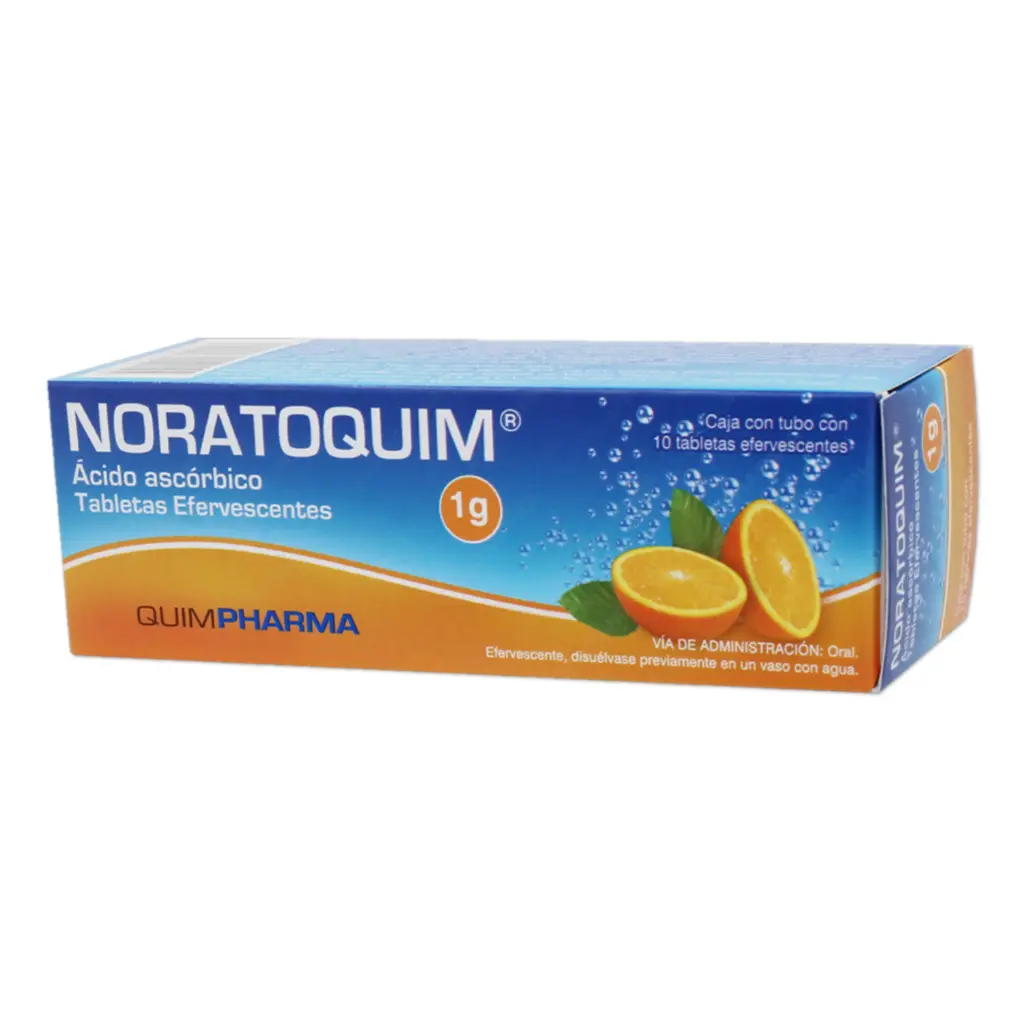 NORATOQUIM 1GR EFERVESCENTE C/10 TAB (ACIDO ASCORBICO)(QUIMPHARMA)
