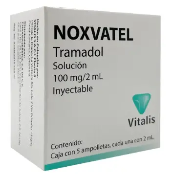 NOXVATEL SOL INY 100 MG/2 ML  C/5 AMPTRAMADOL (VITALIS)
