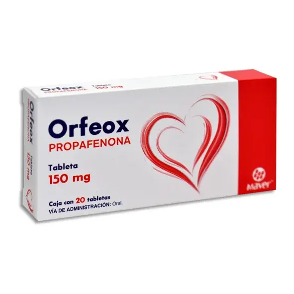 ORFEOX 150 MG C/20 TABS PROPAFENONA (MAVER)