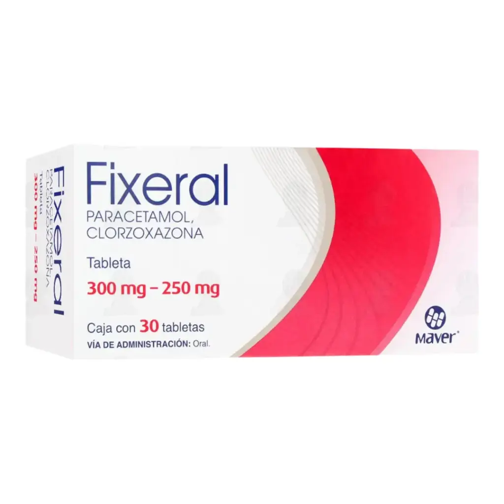 PARACETAMOL/CLORZOXAZONA 300MG/250MG C/30 TAB ( MAVER )