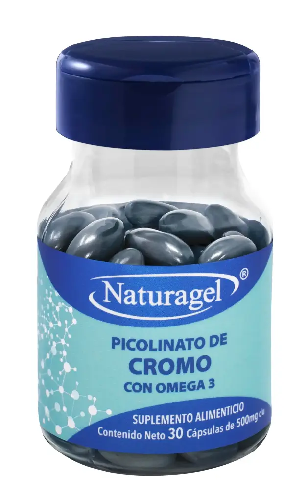 PICOLINATO DE CROMO, OMEGA 3 C/30 CAPS (IVA)(NATURAGEL)