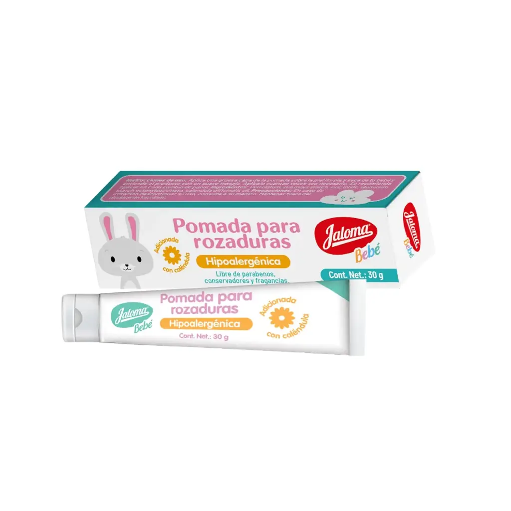 POMADA PARA ROZADURAS C/30G (OXIDO DE ZINC, CALENDULA)(IVA)(JALOMA)