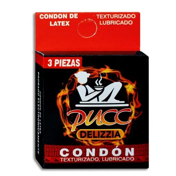 PRESERVATIVO PUCC TEXTURIZADO CARTERA C/3 DELIZZIA (PROTEXTOS)