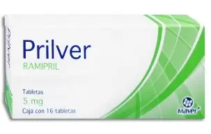 PRILVER 5 MG C/16TAB RAMIPRIL (MAVER)