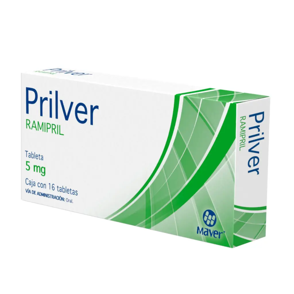 PRILVER 5MG C/16TAB (RAMIPRIL)(MAVER)