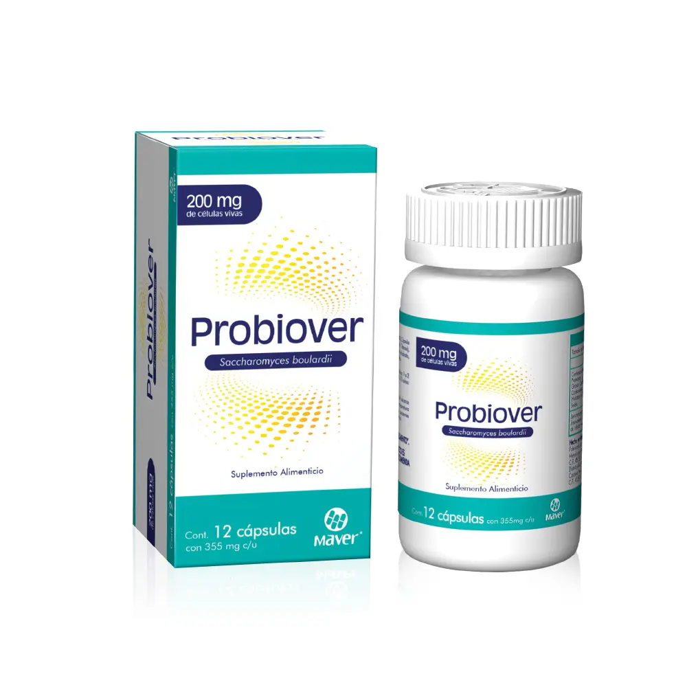 PROBIOVER 200MG C/12 CAP (SACCHAROMYCES BOULARDII)(NATUREX)