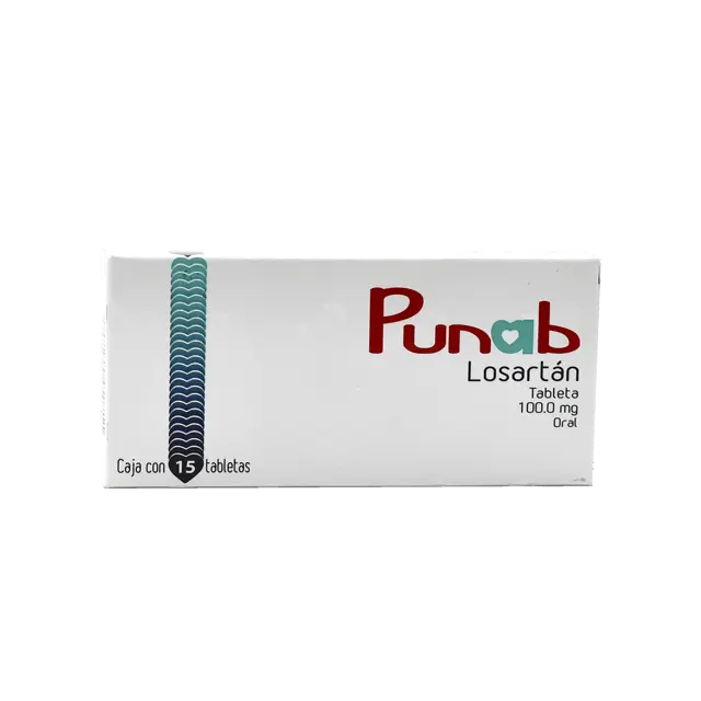 PUNAB 100 MG C/15 TABS (LOSARTAN)(WERMAR)