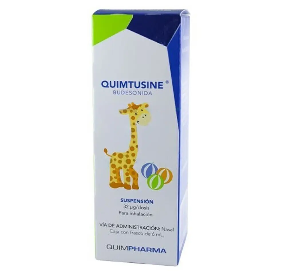 QUIMTUSINE INF 32MG INHALACION NASAL C/6ML (BUDESONIDA)(QUIMPHARMA)