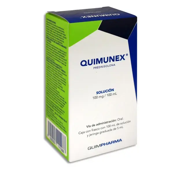 QUIMUNEX 100MG/100ML SOL C/100ML - PREDNISOLONA