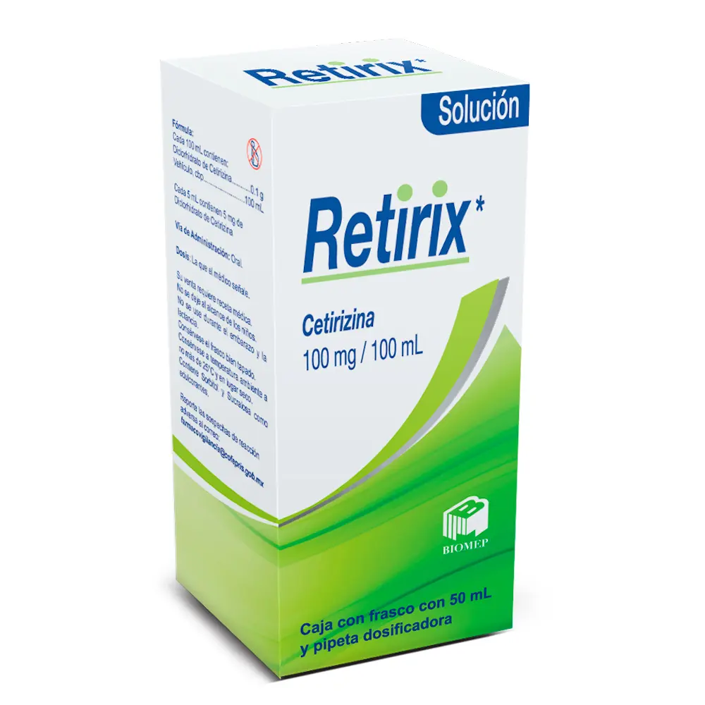 RETIRIX 1 MG / ML C/50 ML SOL (CETIRIZINA)(BIOMEP)