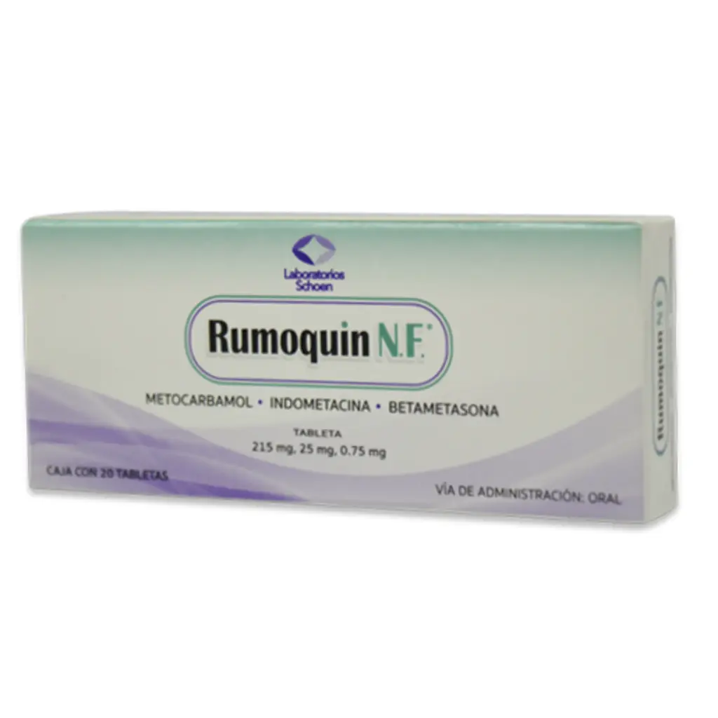 RUMOQUIN NF 215/25/0.75MG C/20TAB (SCHOEN, S.A. DE C.V.)
