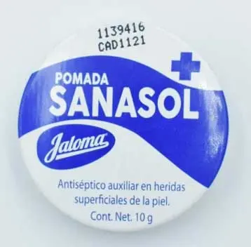 SANASOL POMADA LATA C/10 GR (IVA)(JALOMA)