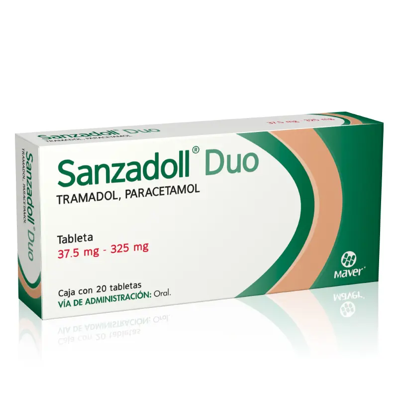 SANZADOLL DUO 37/325MG C/20 TAB (TRAMADOL/PARACETAMOL)(MAVER)