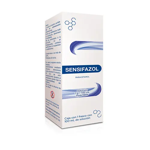 SENSIFAZOL 1G/100 ML SOL INY (PARACETAMOL)(SENSLPHARMA/JAYOR)
