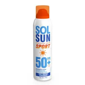 SOLSUN SPORT SPRAY PROTECTOR SOLAR 50 + FPS 170 GR (BELABEL)