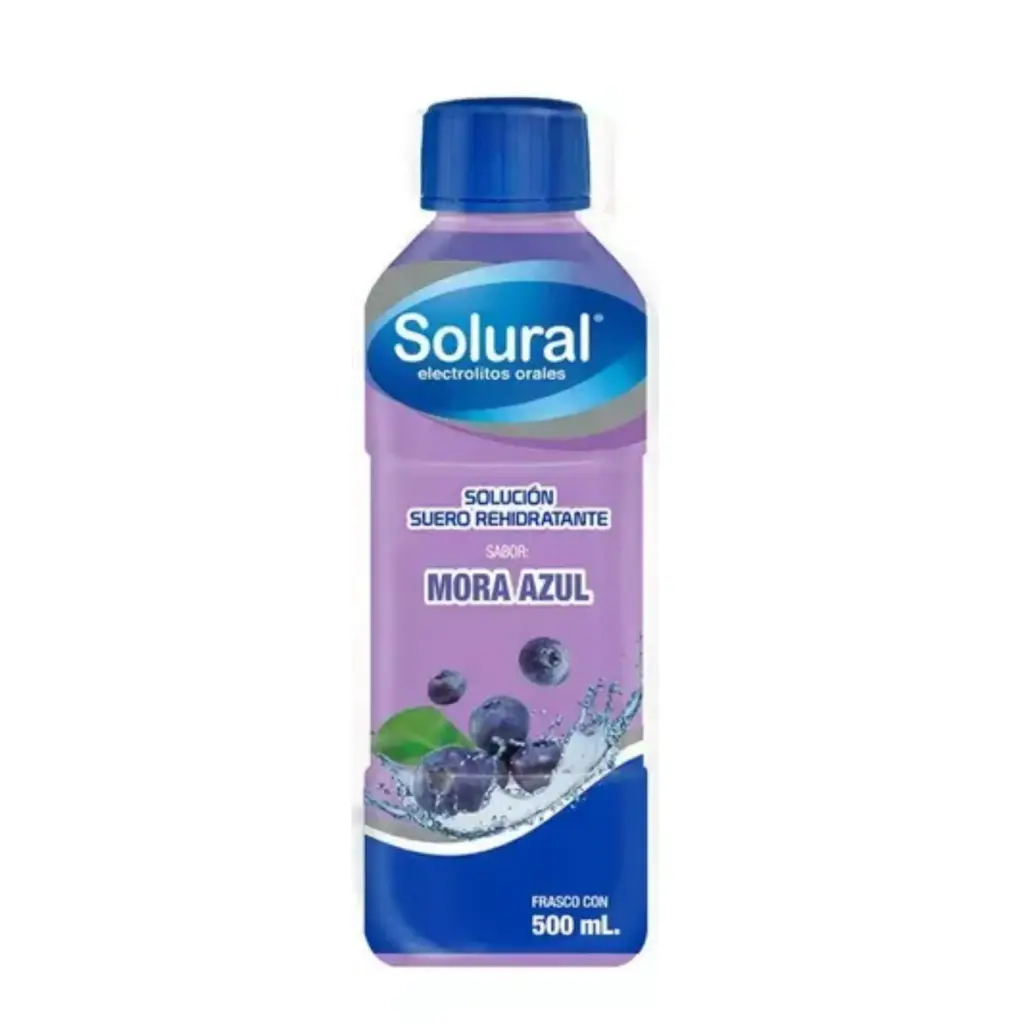 SOLURAL MORA AZUL C/500ML (ELECTROLITOS)(AMSA)