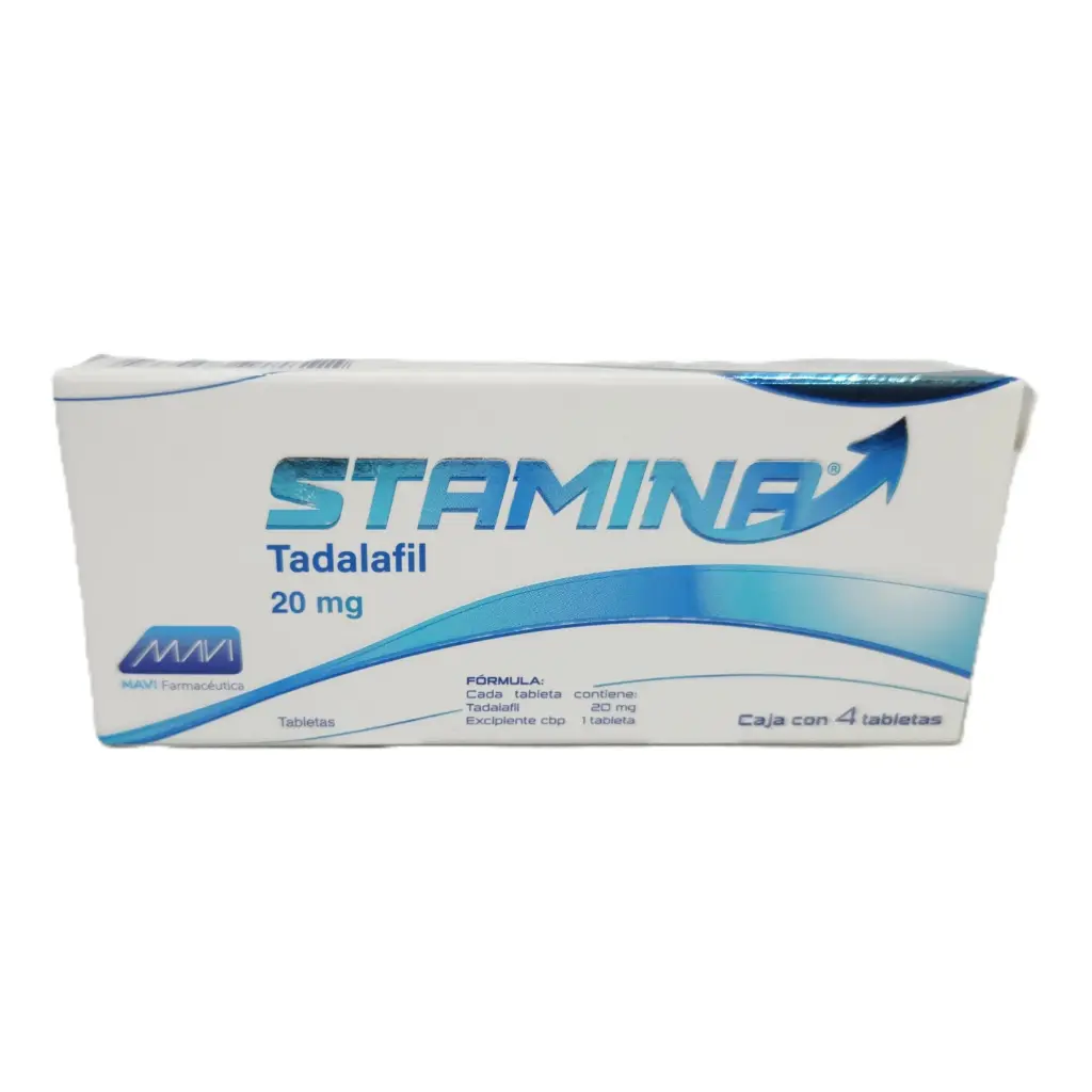 STAMINA 20MG C/4 TABS (TADALAFIL)(MAVI)