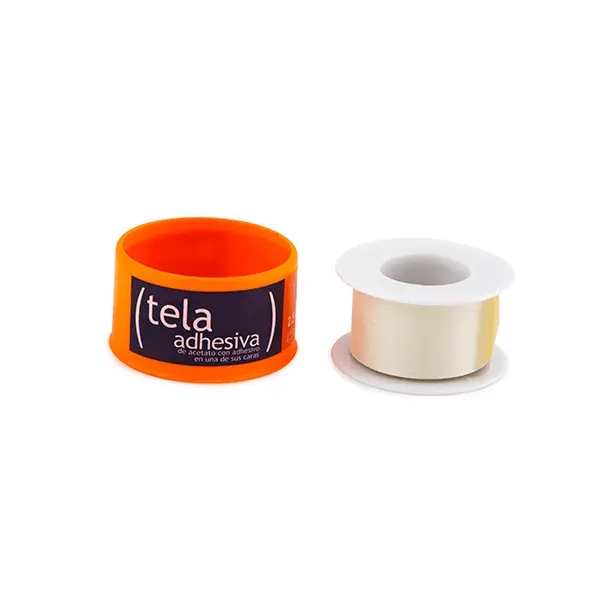 TELA ADHESIVA INDV CARRETE 2.5CM X 5MT (GALIA TEXTIL)