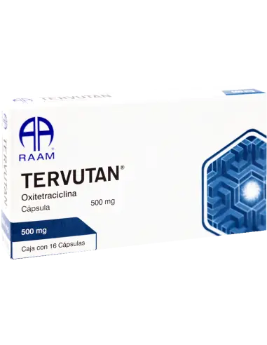 TERVUTAN 500MG 16 CAPS OXITETRACICLINA (RAAM)