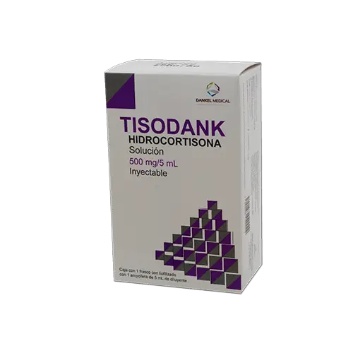 TISODANK 500 MG C/4 ML SOL INY (HIDROCORTISONA)(DANKEL MEDICAL)