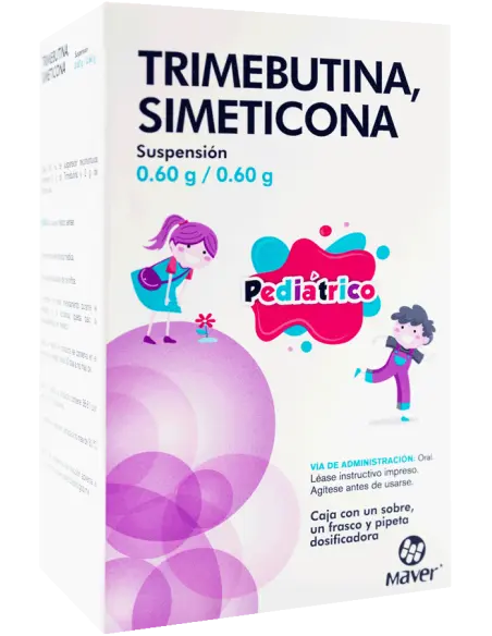 TRIMEBUTINA/SIMETICONA 0.6 G/ 0.6 G PED SUSP - MAVER(MAVER)