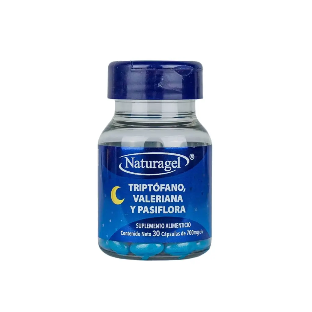 TRIPTOFANO, VALERIANA Y PASIFLORA C/30 CAP (NATURAGEL)
