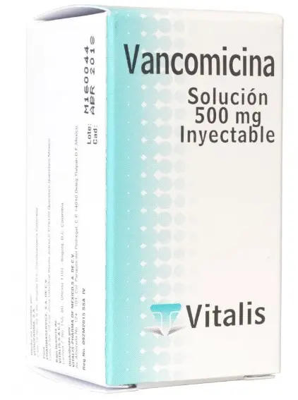 VANCOMICINA IV 500 MG INY (VITALIS)