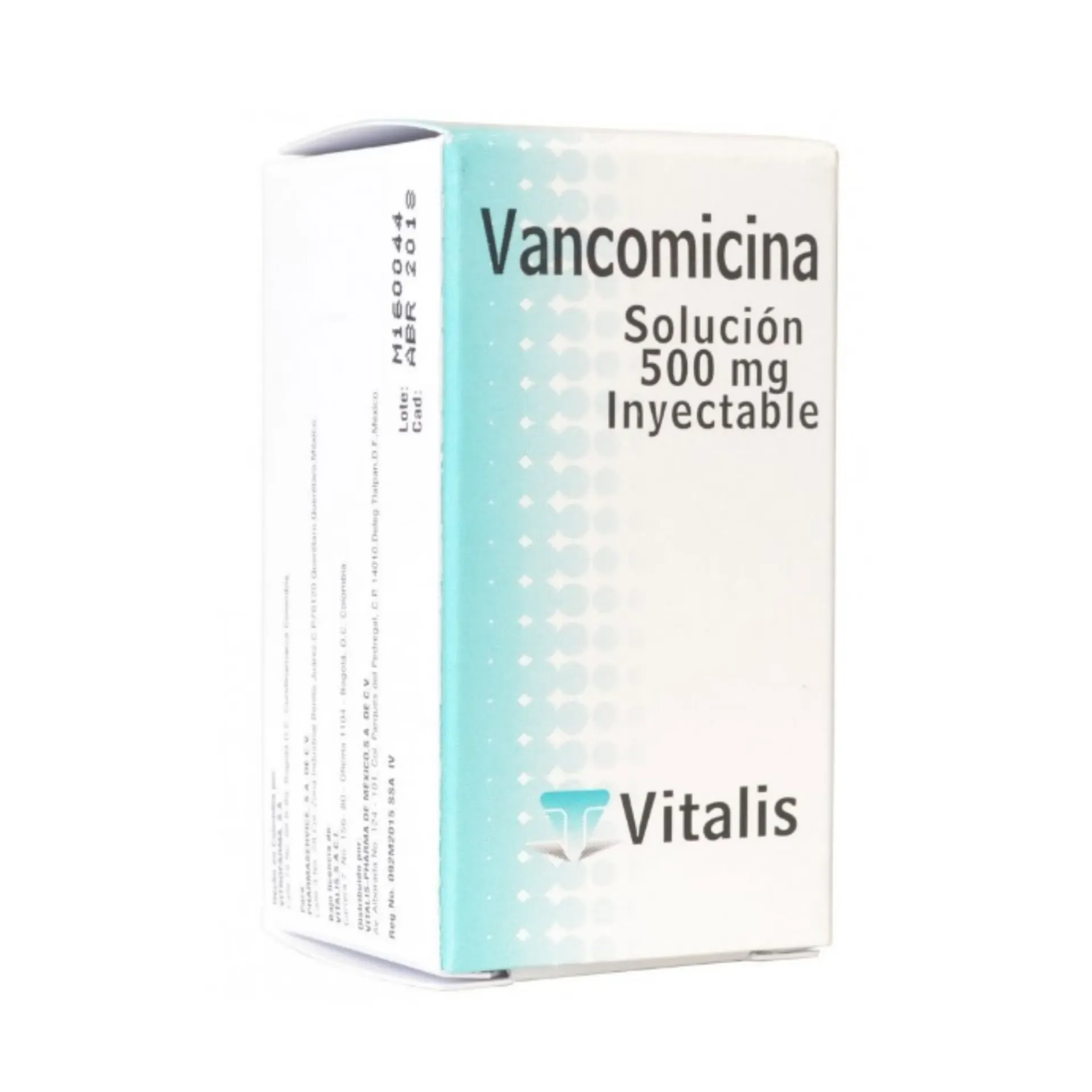 VANCOMICINA IV 500MG INY (VITALIS)