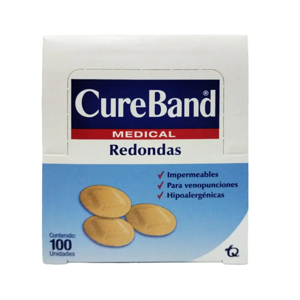 VENDITAS CURE BAND PREMIUM REDONDA C/100 PZ (JALOMA)(IVA)