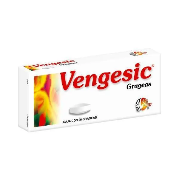 VENGESIC C/20 GRAG (DEXAMETASONA, FENILBUTAZONA, METOCARBAMOL)(COLLINS)