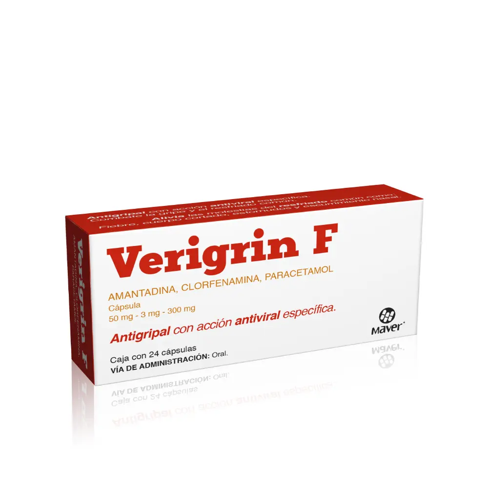 VERIGRIN F C/24 CAP (AMANTAD/CLORFENA/PARACET)(MAVER)