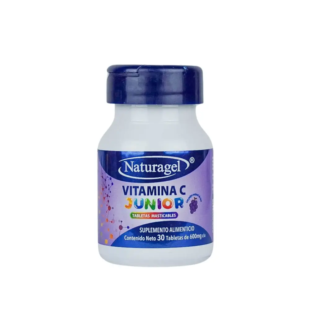 VITAMINA C JUNIOR C/30 TAB MAST (NATURAGEL)
