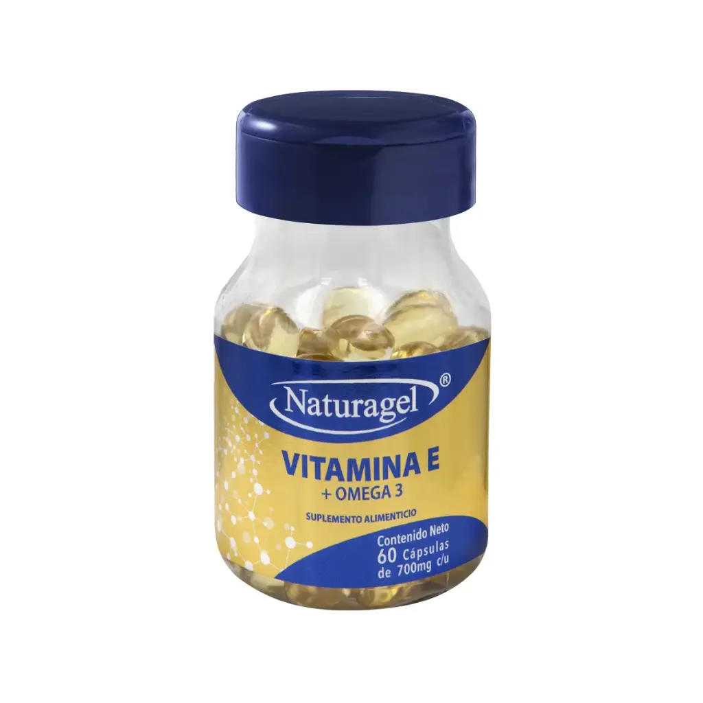 VITAMINA E + OMEGA 3 700 MG ENV C/60 CAP (NATURAGEL)