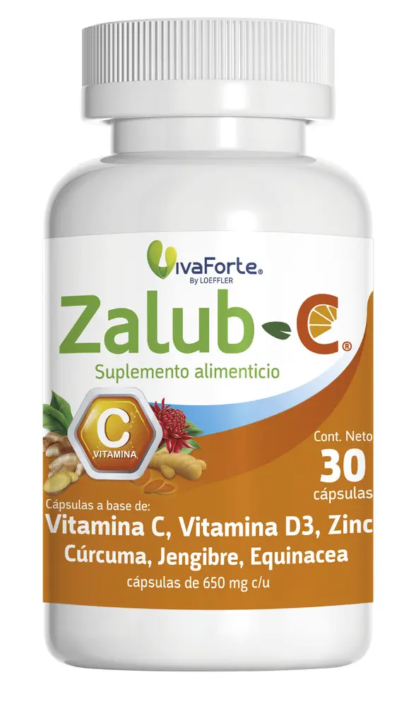 ZALUB-C 650MG C/30 CAPS (VIT C, D3, ZINC) (LOEFFLER)(IVA)