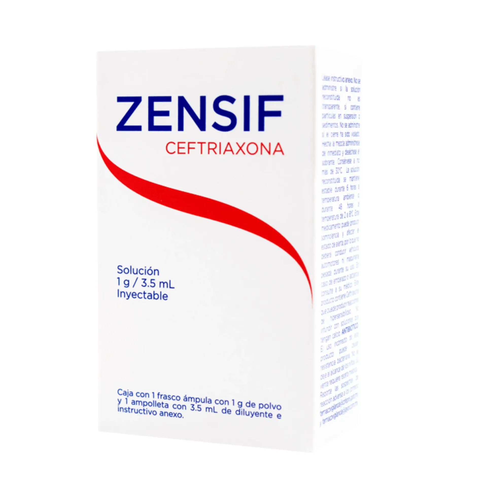 ZENSIF 1G IM /1 AMP(CEFTRIAXONA)(SENSIMEDICAL/JAYOR)