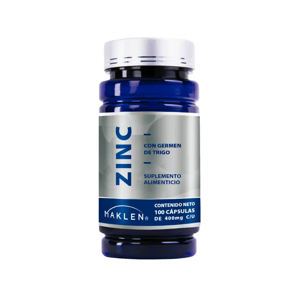 ZINC CON GERMEN DE TRIGO C/100 CAPS (MAKLEN)(IVA)